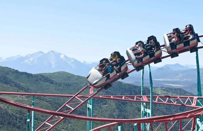 Defiance Roller Coaster, Colorado, USA