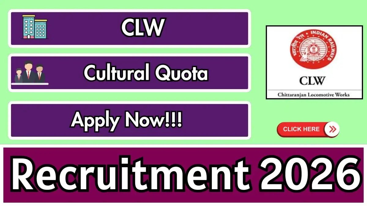 CLW Cultural Quota Recruitment 2026 - Apply Now for 02+ Posts