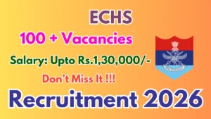 ECHS Recruitment 2026 – Apply Offline for 175 Lab Assistant, Peon And More Posts