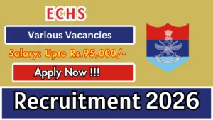 ECHS Recruitment 2026 – Apply Offline for 23 DEO, Chowkidar and More Posts