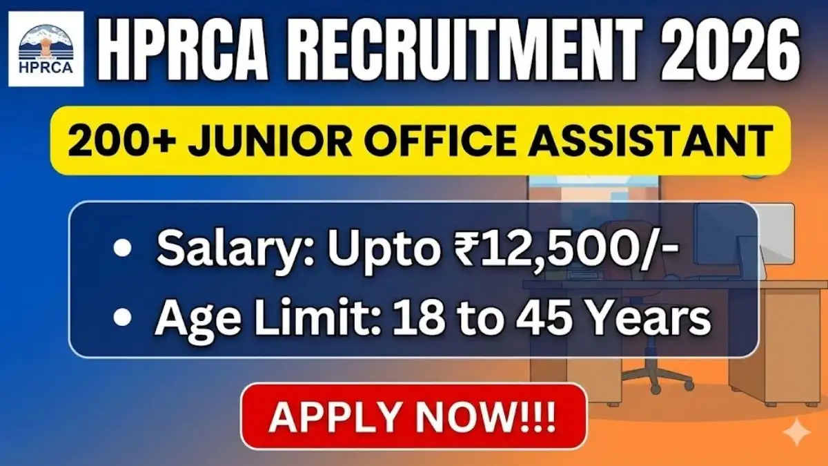 HPRCA JOA IT Recruitment 2026 - Apply Now for 234+ Posts